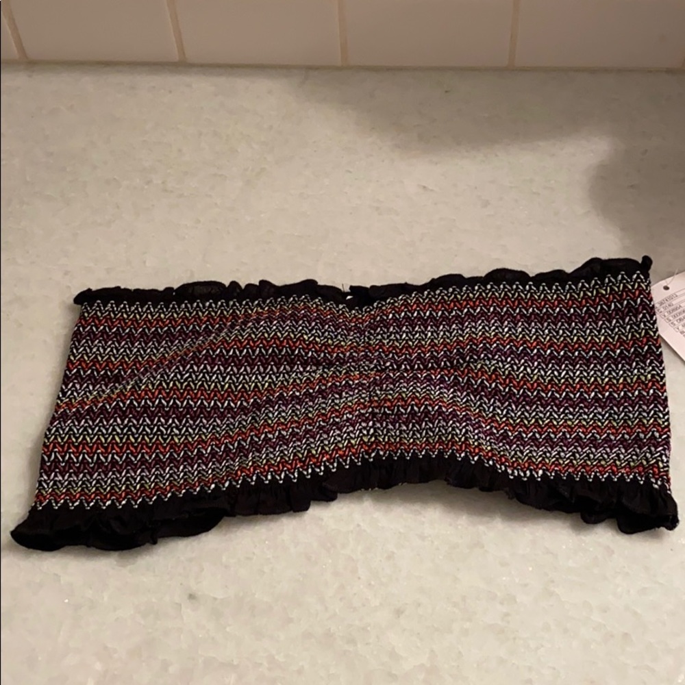 Rainbow tube top